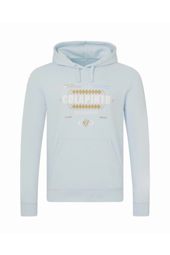 Racing F1 Franco Colapinto Relaxed Fit Hoodie - Blue Ice