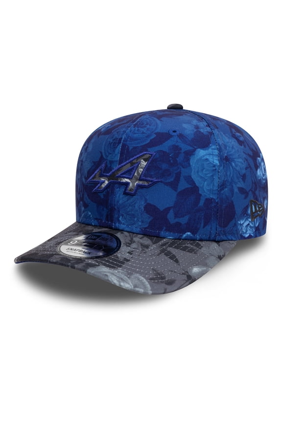 Racing F1 New Era Unisex Tonal Floral 9Fifty Pre-Curve Navy Hat 2025