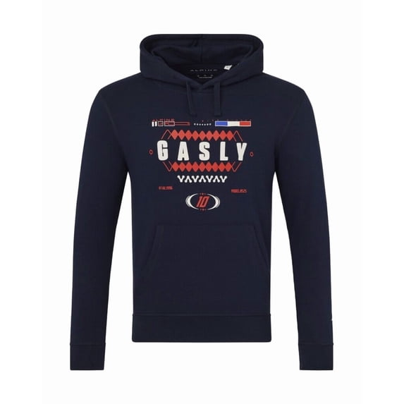 Alpine Racing F1 Pierre Gasly Relaxed Fit Hoodie - French Navy
