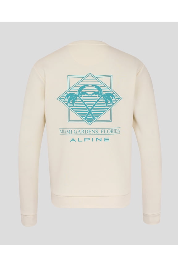 Racing F1 Special Edition Miami Oversized Sweater - Egret
