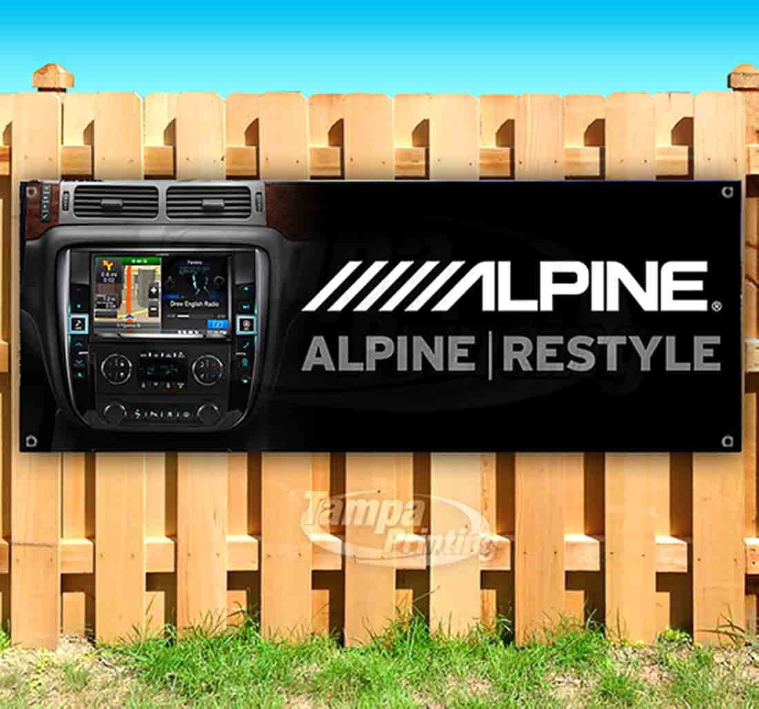 Alpine Restyle 13 Oz Banner | Non-Fabric | Heavy-Duty Vinyl Single ...