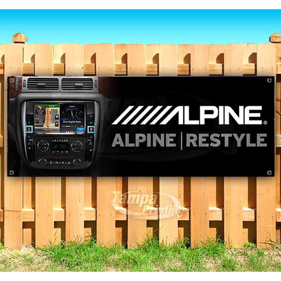 Alpine Restyle  13 Oz Banner | Non-Fabric | Heavy-Duty Vinyl Single-Sided With Metal Grommets