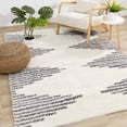 thumbnail image 1 of Alpine Rug Co.  - Taylor Cream Grey Soft Diamonds Area Rug. 5'3" x 7'7", 1 of 10