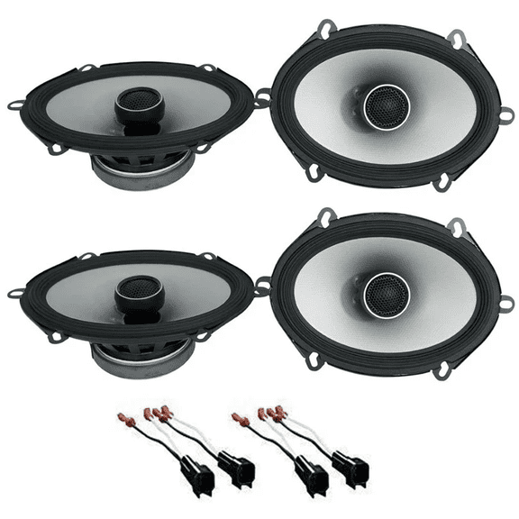 Alpine S 5x7" Front Rear Factory Speaker Replacement Kit Fit 2004-2006 Ford F-150