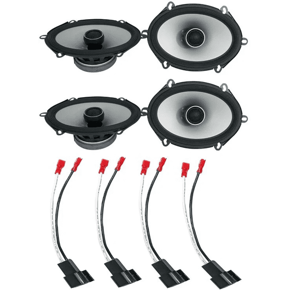 Alpine S 5x7 Front+Rear Speaker Replacement For 2001-05 Ford Explorer Sport Trac