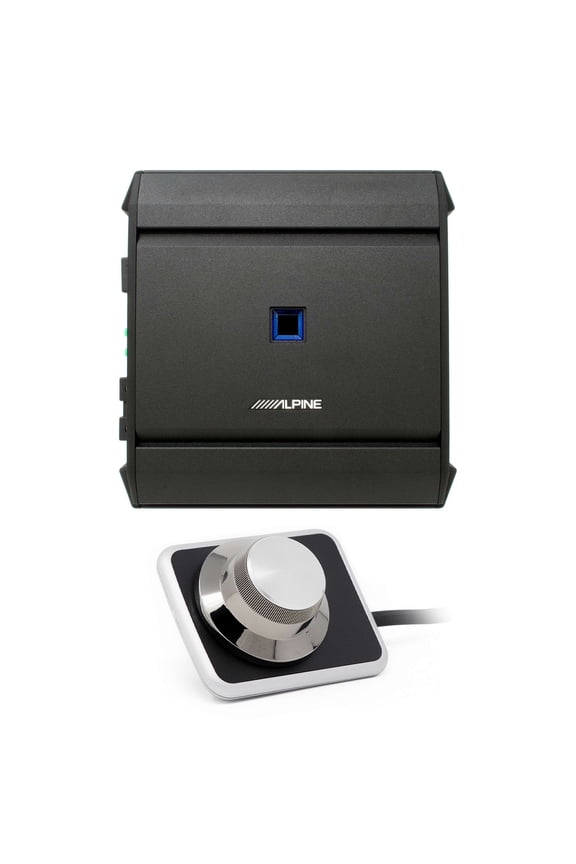 S-A60M S-Series mono subwoofer amplifier 600 watts RMS x 1 at 2 ohms with RUX-H01 Bass Knob