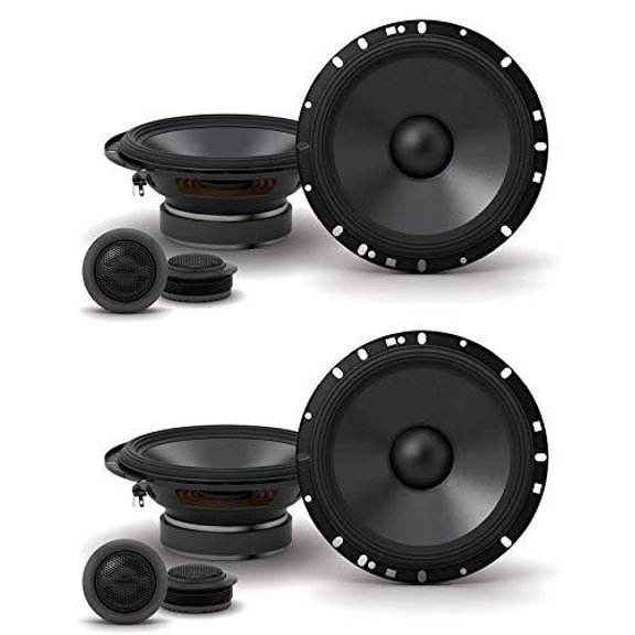 Alpine S-S65C 6.5" Speaker Bundle - Two Pairs of 6.5" S-Series S-S65C 2-Way Component Speakers