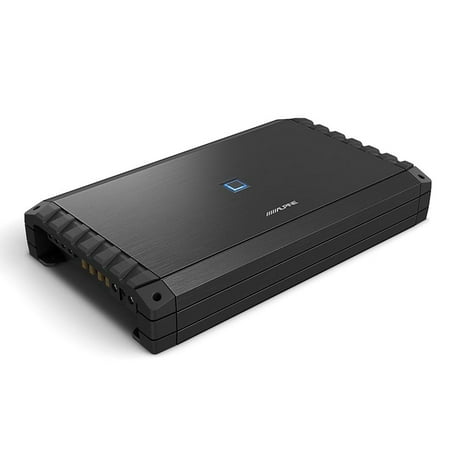 Alpine - S-Series Class D Mono Amplifier with Variable Crossovers - Black