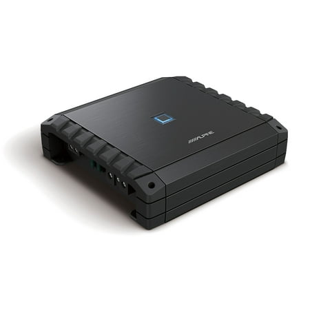 Alpine - S-Series Class D Mono Amplifier with Variable Crossovers - Black