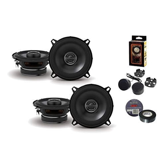 Alpine S2-S50 S-Series 5-1/4" 2-Way car Speakers 2 Pair Bundle