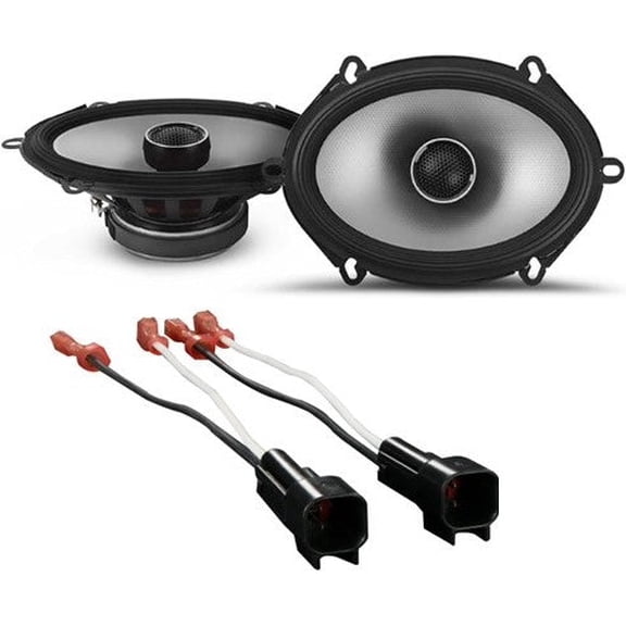 Alpine S2-S68 6x8" Rear Speaker Fit 2000-2010 Ford F-650/750 + Harness