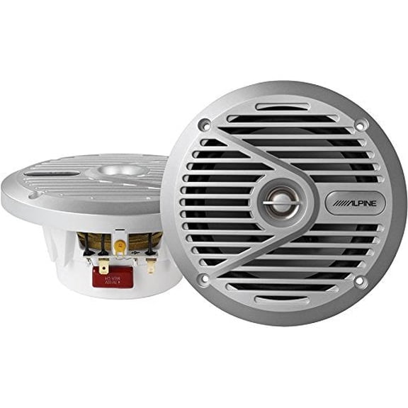 Alpine SPS-M601 6-1/2" 2-way marine speakers (Silver)