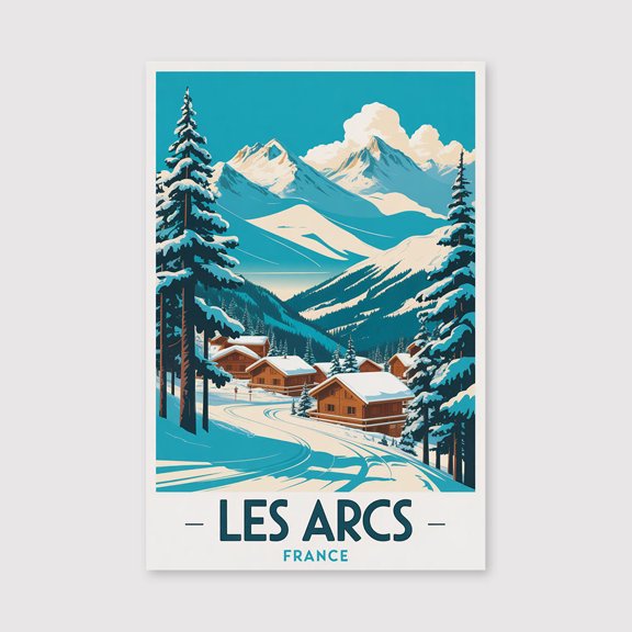 Alpine Ski Resort Travel Print Canvas Wall Art, Alpine Ski Resort Wall Hanging Home decor Alpine Ski Resort Canvas Art, Ski Art Canvas Alpine Ski Resort Print Canvas Skiing Alpine Ski Resort-1WN2190