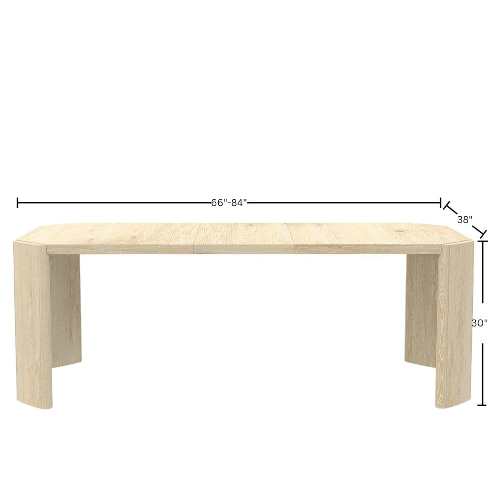 Driftwood Brown Extendable Rectangular Wood Dining Table