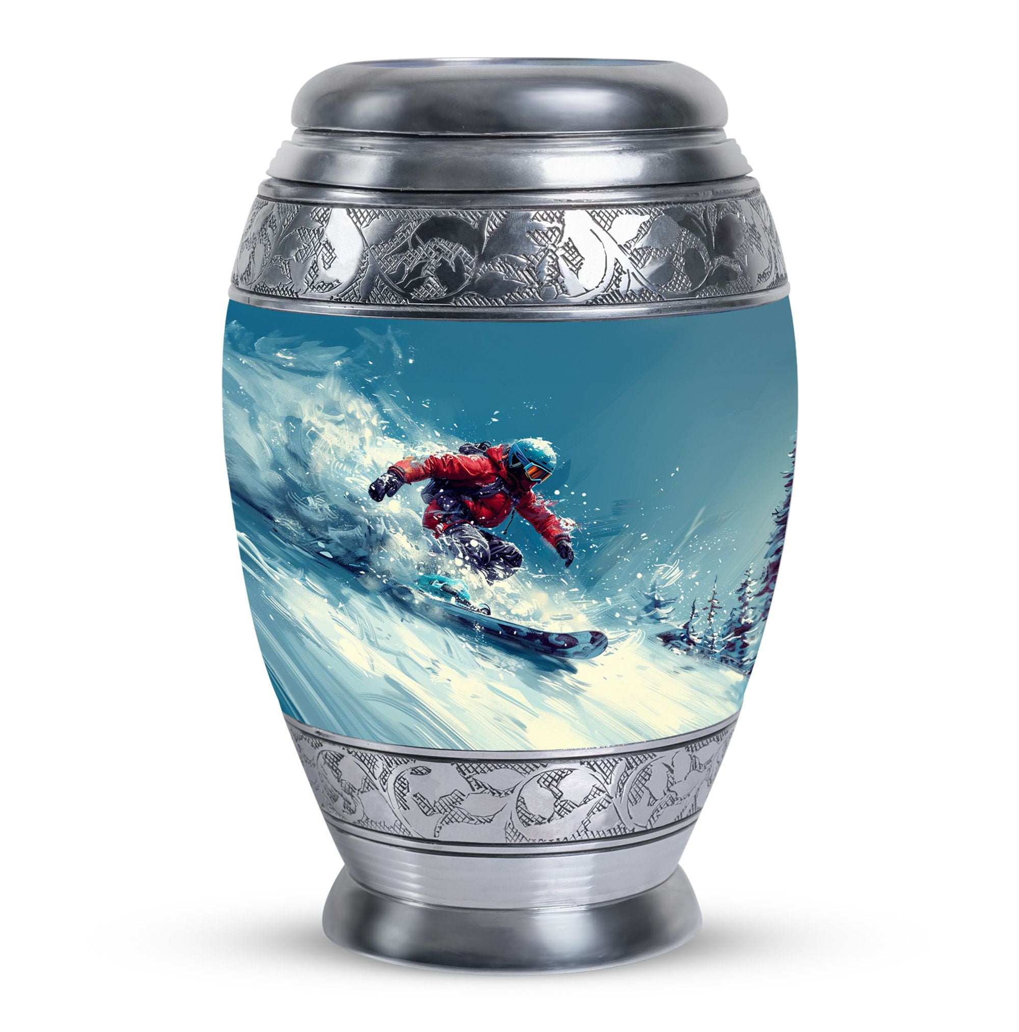 Alpine Slopes Little Urns - Human Remains Urns - Cremation Urns For 