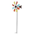 thumbnail image 1 of Alpine Solar Metal and Glass Windmill, 69 Inch Tall, 1 of 6