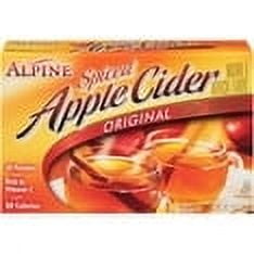 Alpine Spiced Cider Original Powdered Drink Mix Apple Flavor 10 Pouches (Pack of 4)