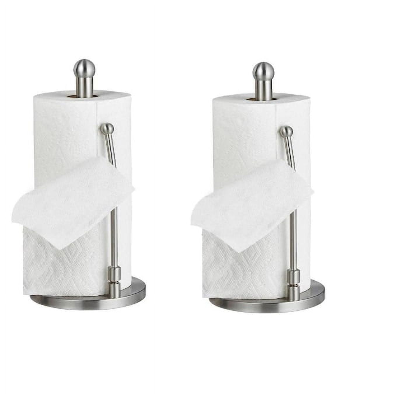 Paper Towel Holder Countertop, Stainless Steel Standing Paper
