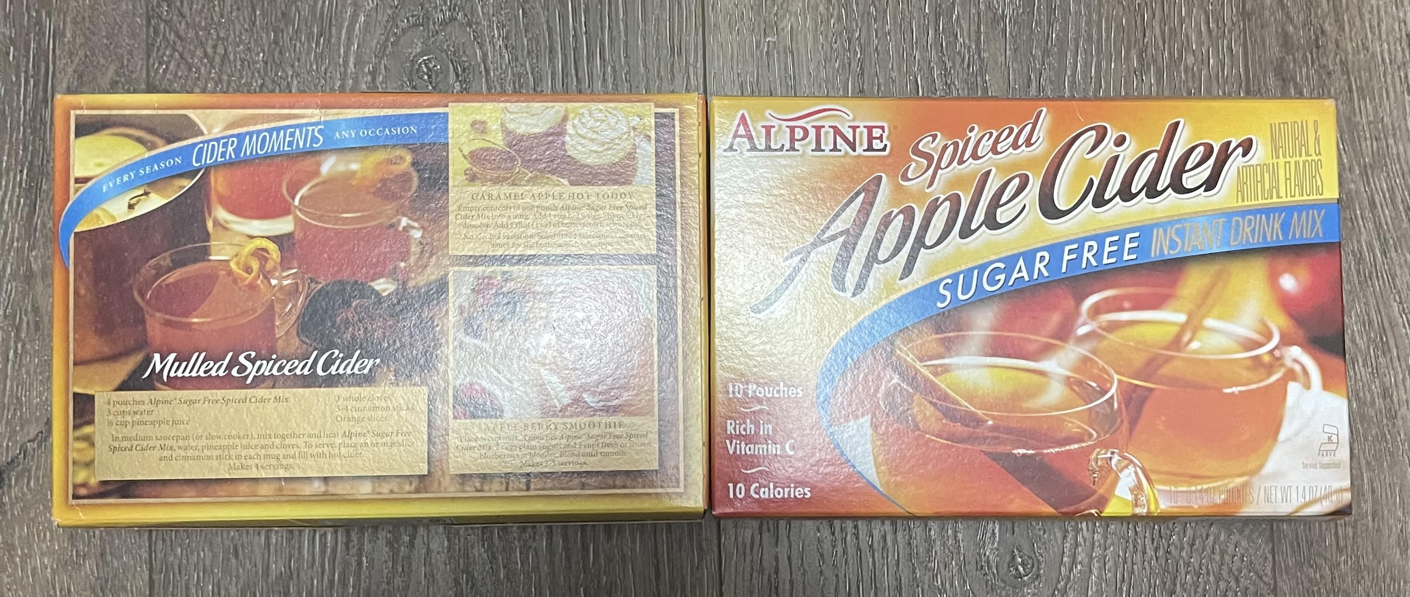 Alpine SugarFree Spiced Apple Cider Mix Pack of 2