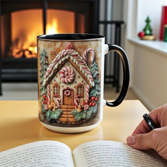 Alpine Sunset Summit Mug Golden Sky Mountain Coffee Cup Scenic Horizon Ceramic Gift