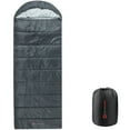 thumbnail image 1 of Alpine Swiss 0°C (32°F) Sleeping Bag Lightweight Waterproof with Compression Sack Adults All Seasons Camping Hiking Backpacking Travel Outdoor Indoor, 1 of 7