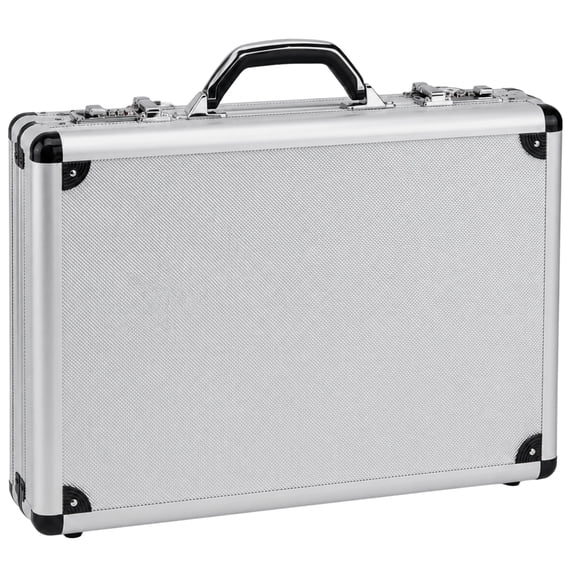 Alpine Swiss Executive Aluminum Briefcase Padded Laptop Briefcase For Men Hard Shell Attache Case Combo Lock Business Case