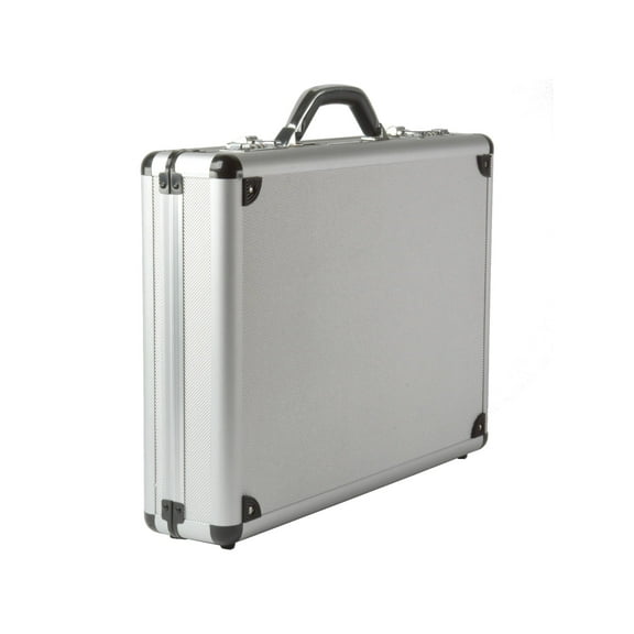 Alpine Swiss Executive Aluminum Briefcase Padded Laptop Briefcase For Men Hard Shell Attache Case Combo Lock Business Case