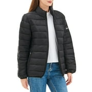 Alpine Swiss Amy Womens Puffer Jacket Insulated Water Resistant Lightweight Down Alternative Packable Coat Zippered Pockets