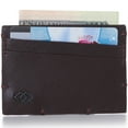 thumbnail image 1 of Alpine Swiss Double Diamond RFID Thin Card Case Leather Front Pocket Wallet, 1 of 7