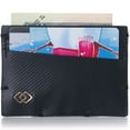 thumbnail image 1 of Alpine Swiss Double Diamond RFID Thin Card Case Leather Front Pocket Wallet, 1 of 7