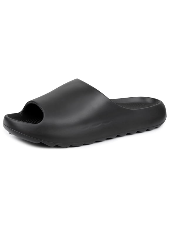 Edgar Men's Cloud Slides Ultra-Comfortable Arch Support Pillow Slippers Light Waterproof Non-Slip Recovery Sandals Shower Pool Gym Shoes