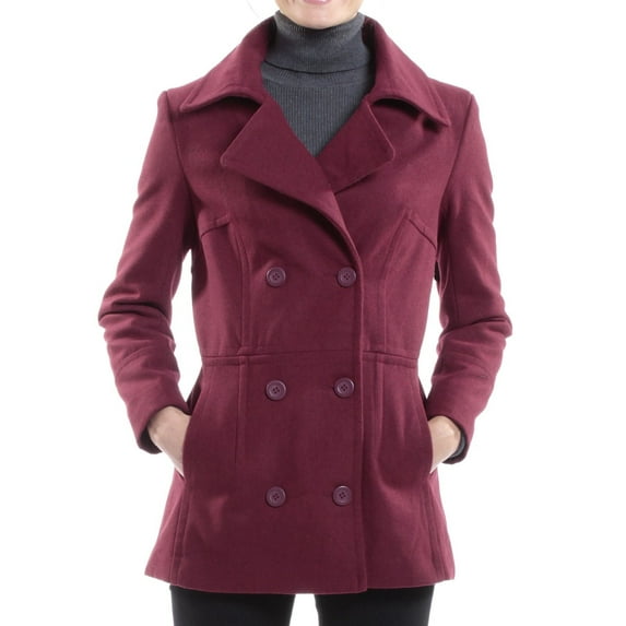 Alpine Swiss Emma Womens Peacoat Jacket Wool Blazer Double Breasted Overcoat New