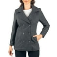 thumbnail image 1 of Alpine Swiss Emma Womens Peacoat Jacket Wool Blazer Double Breasted Overcoat New, 1 of 8
