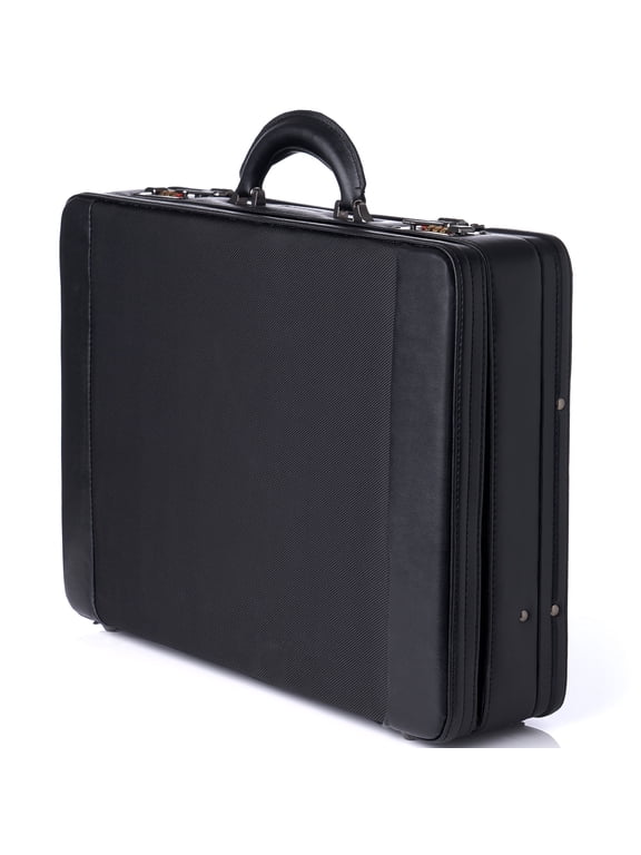 Mens Briefcase Hard Side Business Case Expandable Attache Case For Men Dual Combination Locks Multiple Organizers Manufacturers Warranty