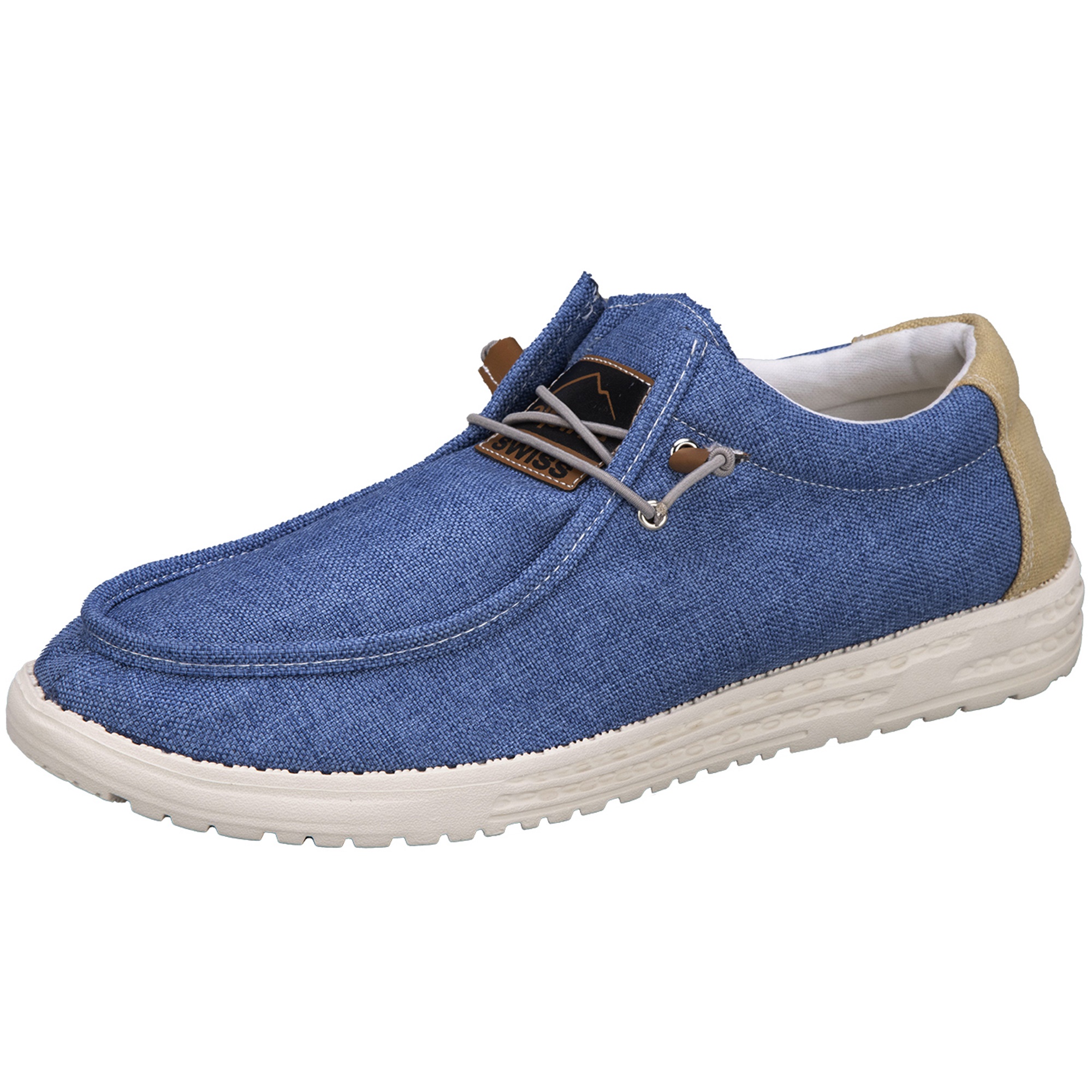 Alpine Swiss Flynn Mens Boat Shoes Casual Slip On Moccasin Loafers Sailing Deck Shoe So Light It Floats On Water - image 1 of 7
