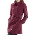 thumbnail image 1 of Alpine Swiss Keira Womens Trench Coat Double Breasted Wool Jacket Belted Blazer, 1 of 7