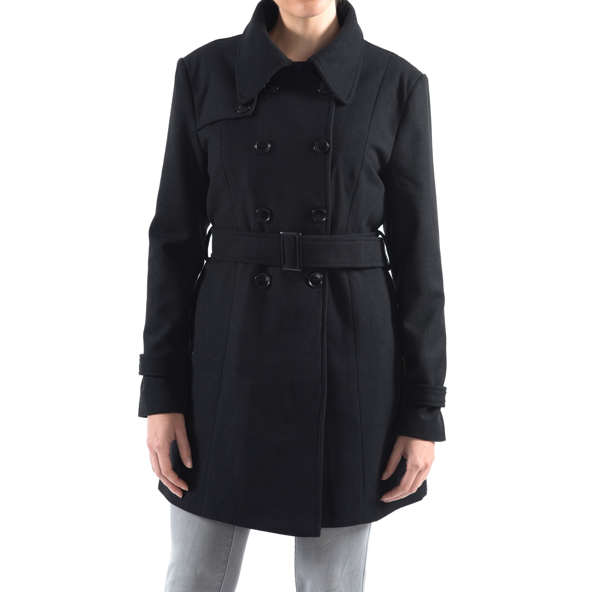 Alpine Swiss Keira Womens Trench Coat Double Breasted Wool Jacket ...