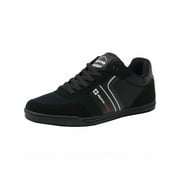 Alpine Swiss Liam Mens Fashion Sneakers Suede Trim Low Top Lace Up Tennis Shoes