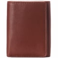 thumbnail image 1 of Alpine Swiss Men's Leon RFID Trifold Pocket Wallet – Genuine Leather Wallet for Men, Slim Design with ID Window & Multiple Card Slots, Classic RFID Safe Pocket Wallet in gift box, 1 of 7