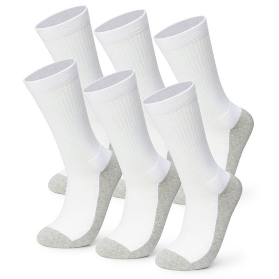 Alpine Swiss Mens 3 Pack Crew Socks Cotton Athletic Performance Socks Size 6-12