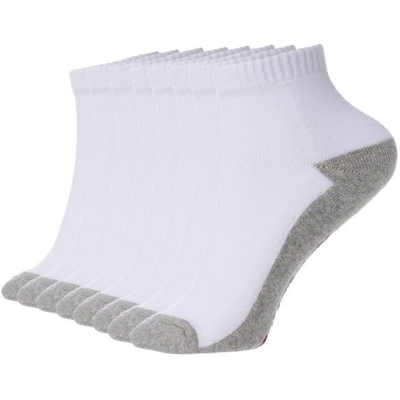 Alpine Swiss Mens Ankle Socks 8 Pack Cotton Athletic Performance Socks for Men Moisture-Wicking Cushioned Quarter Length Socks Reinforced Heel & Toe