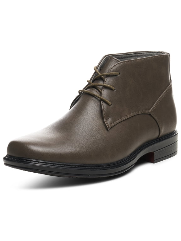 Mens Ankle Boots Dressy Casual Leather Lined Dress Shoes Lace up NW