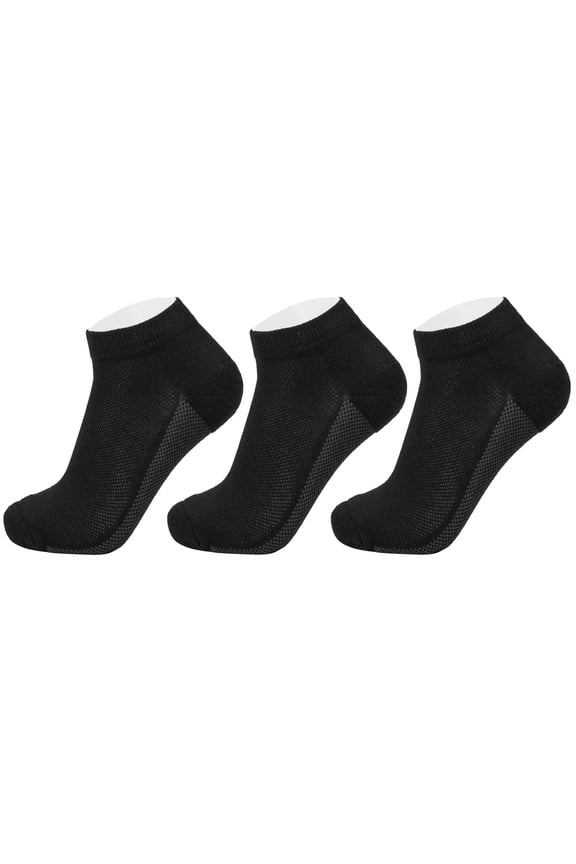 Mens Athletic Performance Low Cut Ankle Socks Cotton Multipack Sock