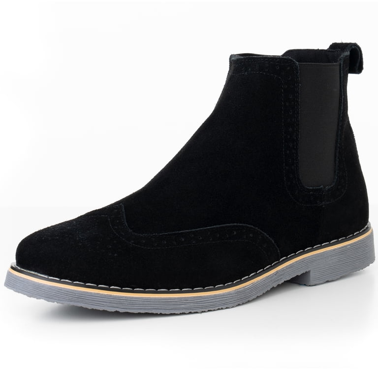 Alpine Swiss Mens Dressy Fashion Chelsea Boots, Genuine  display picture 1
