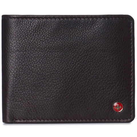 Wallet for Men Nolan Commuter Bifold Dual ID Windows for License Work Badge RFID Protection Divided Bill Section Gift Boxed