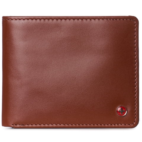 Wallet for Men Nolan Commuter Bifold Dual ID Windows for License Work Badge RFID Protection Divided Bill Section Gift Boxed