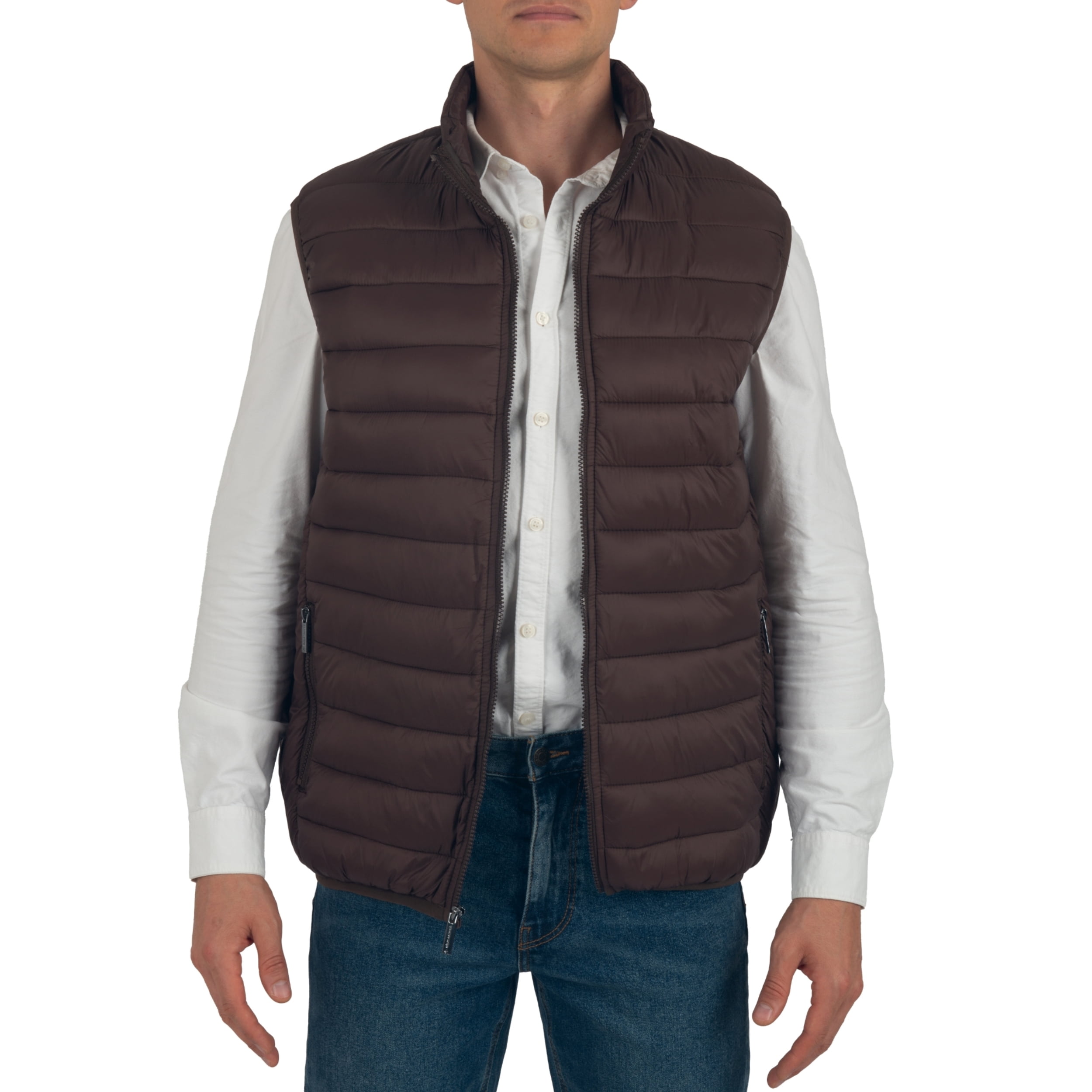 Alpine Swiss Men's Lightweight Packable Puffer Vest, Down