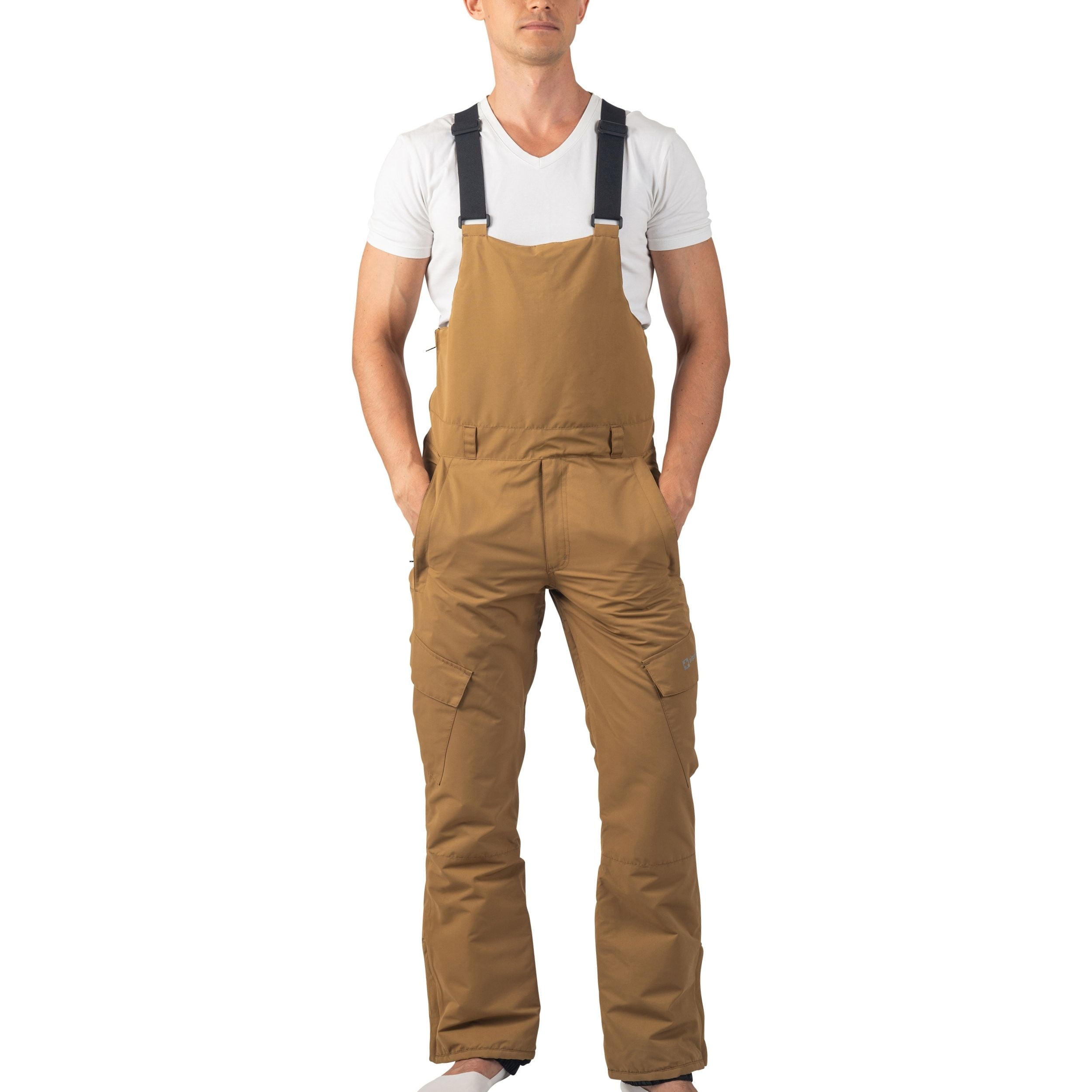 Alpine Swiss Mens Insulated Snow Bib Overalls Waterproof Ski