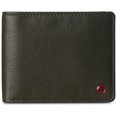thumbnail image 1 of Alpine Swiss Mens Leather RFID Bifold Wallet 2 ID Windows Divided Bill Section, 1 of 7