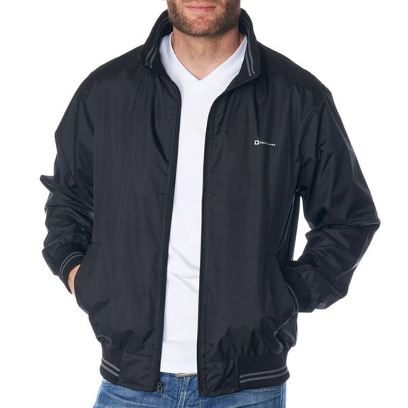 Alpine Swiss Mens Lightweight Bomber Jacket Casual Windbreaker Varsity Coat